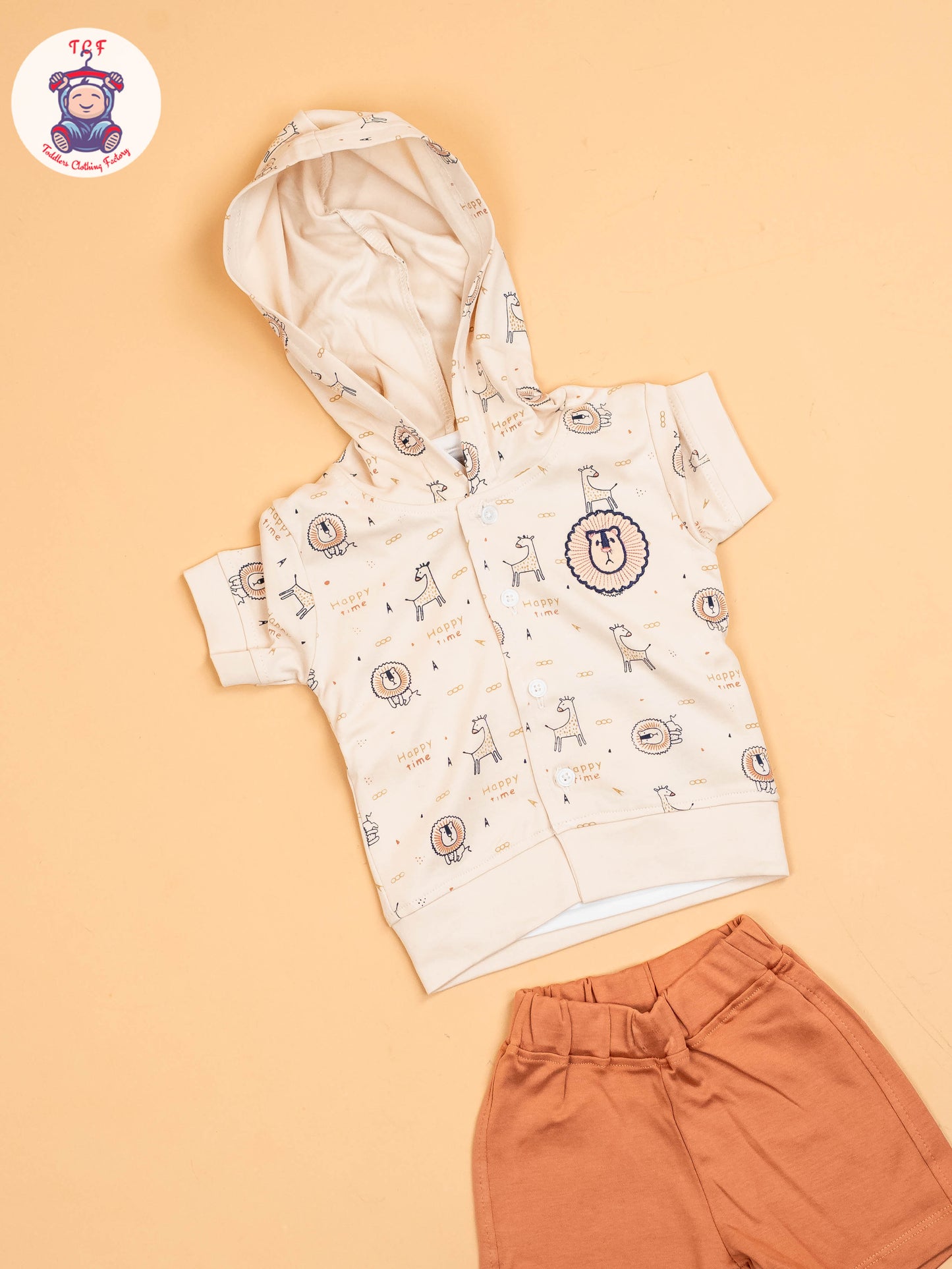 Beige - T-Shirts & Shorts