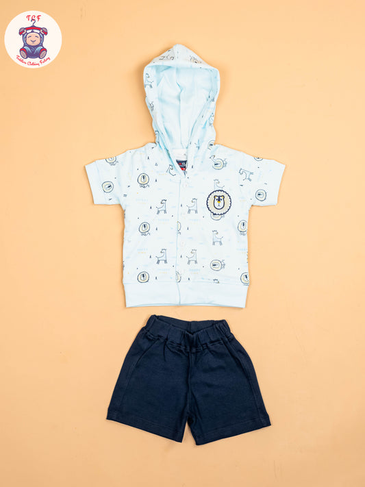 Blue - T-Shirts & Shorts