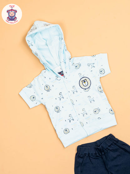 Blue - T-Shirts & Shorts