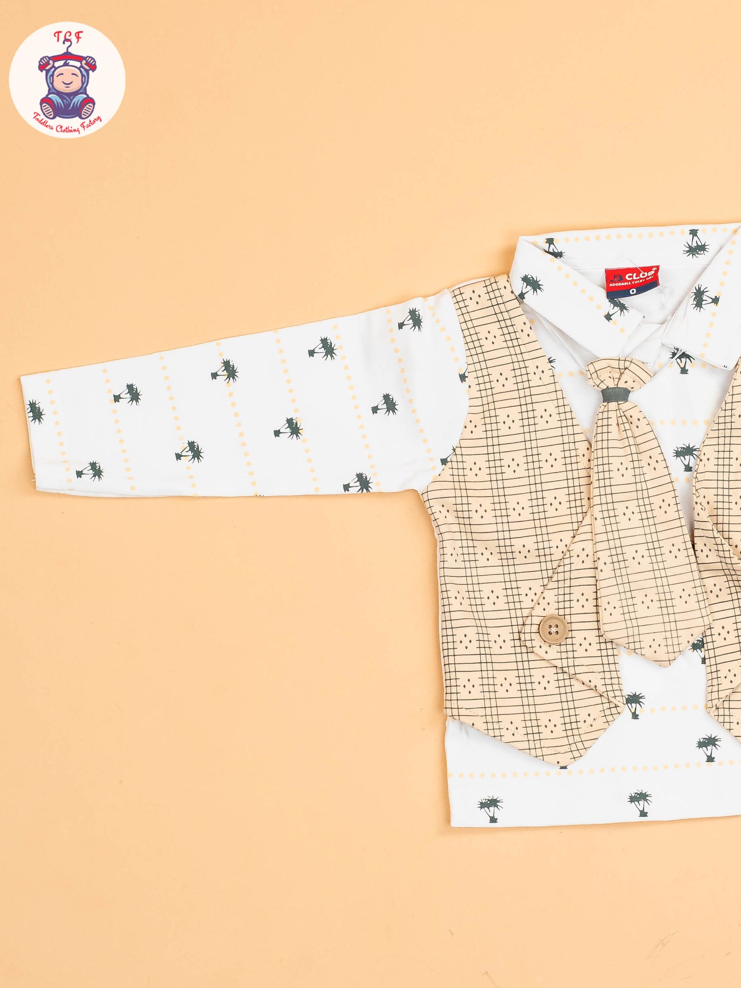 Beige & Light Grey - T-Shirts & Pants