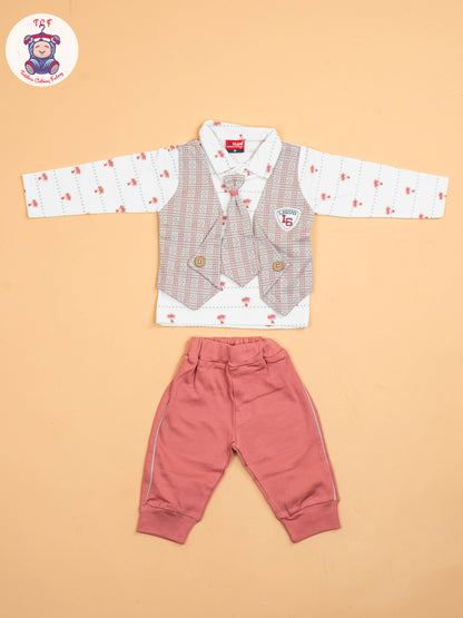 Grey & Rust - T-Shirts & Shorts