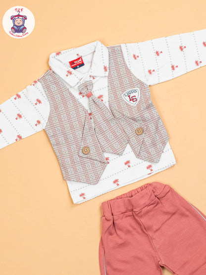 Grey & Rust - T-Shirts & Shorts