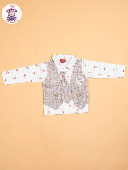 Grey & Rust - T-Shirts & Shorts