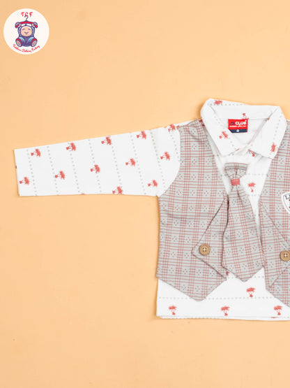 Grey & Rust - T-Shirts & Shorts