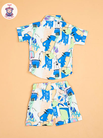 Blue - Shirts & Shorts