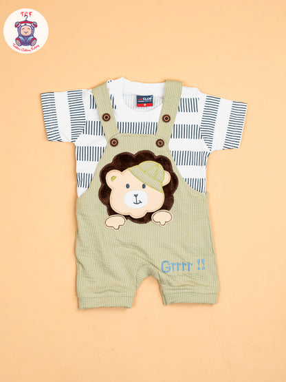 White & Light Green - Jumpsuits