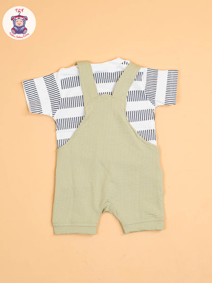 White & Light Green - Jumpsuits