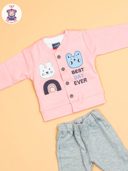 Light Pink & Grey -Shirts & Shorts