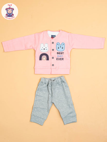 Light Pink & Grey -Shirts & Shorts
