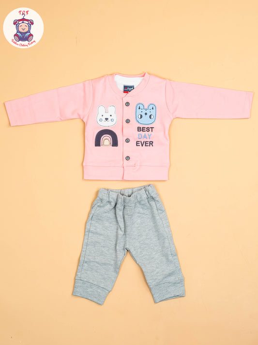 Light Pink & Grey -Shirts & Shorts