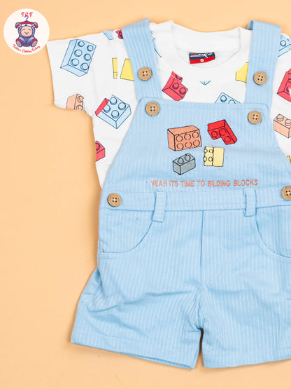 White & Light Blue - Jumpsuits