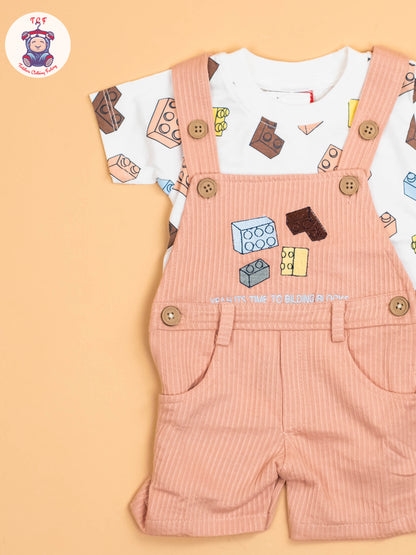 White & Peach - Jumpsuits