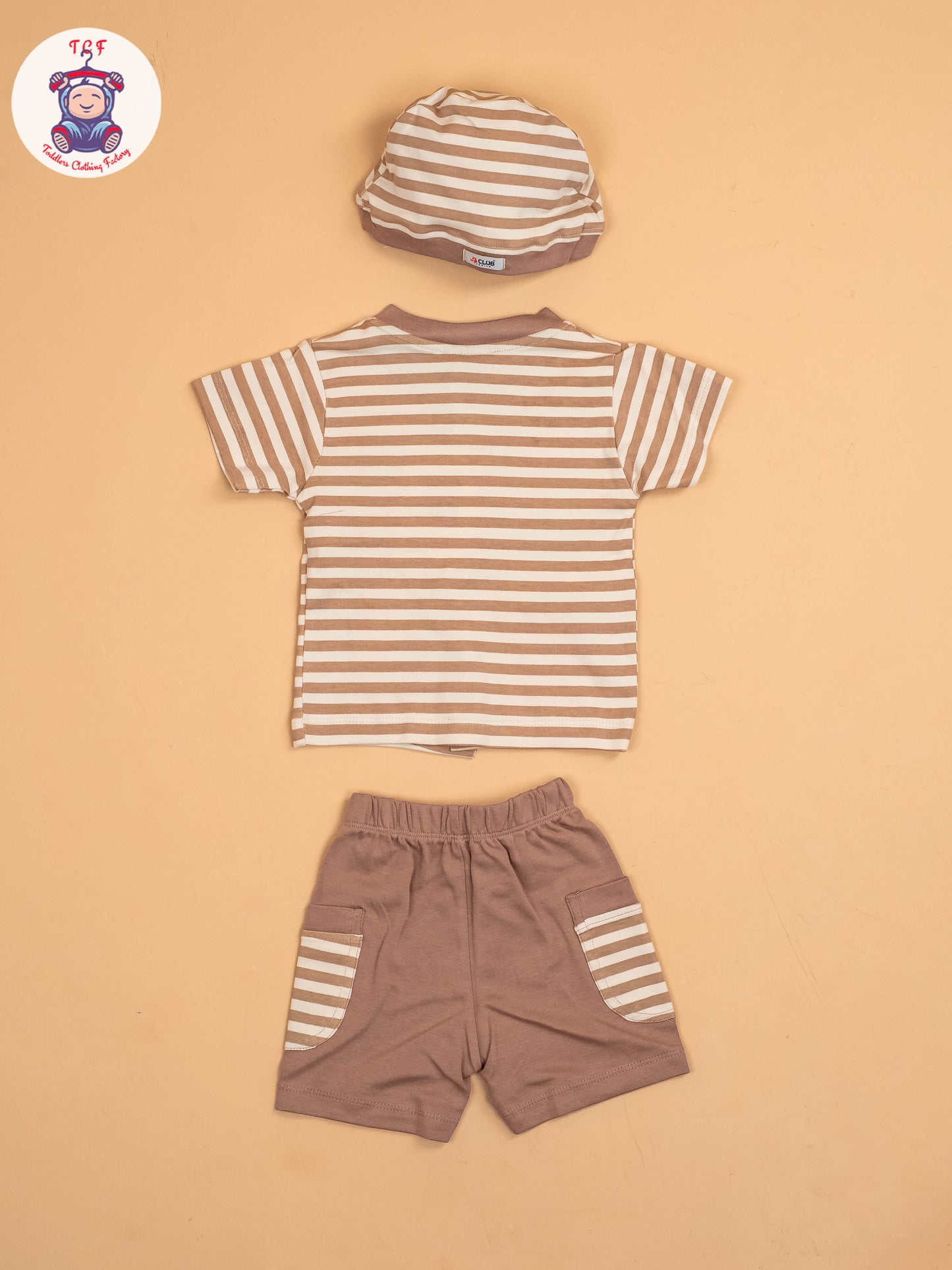 Brown - T-Shirts & Shorts & Bow