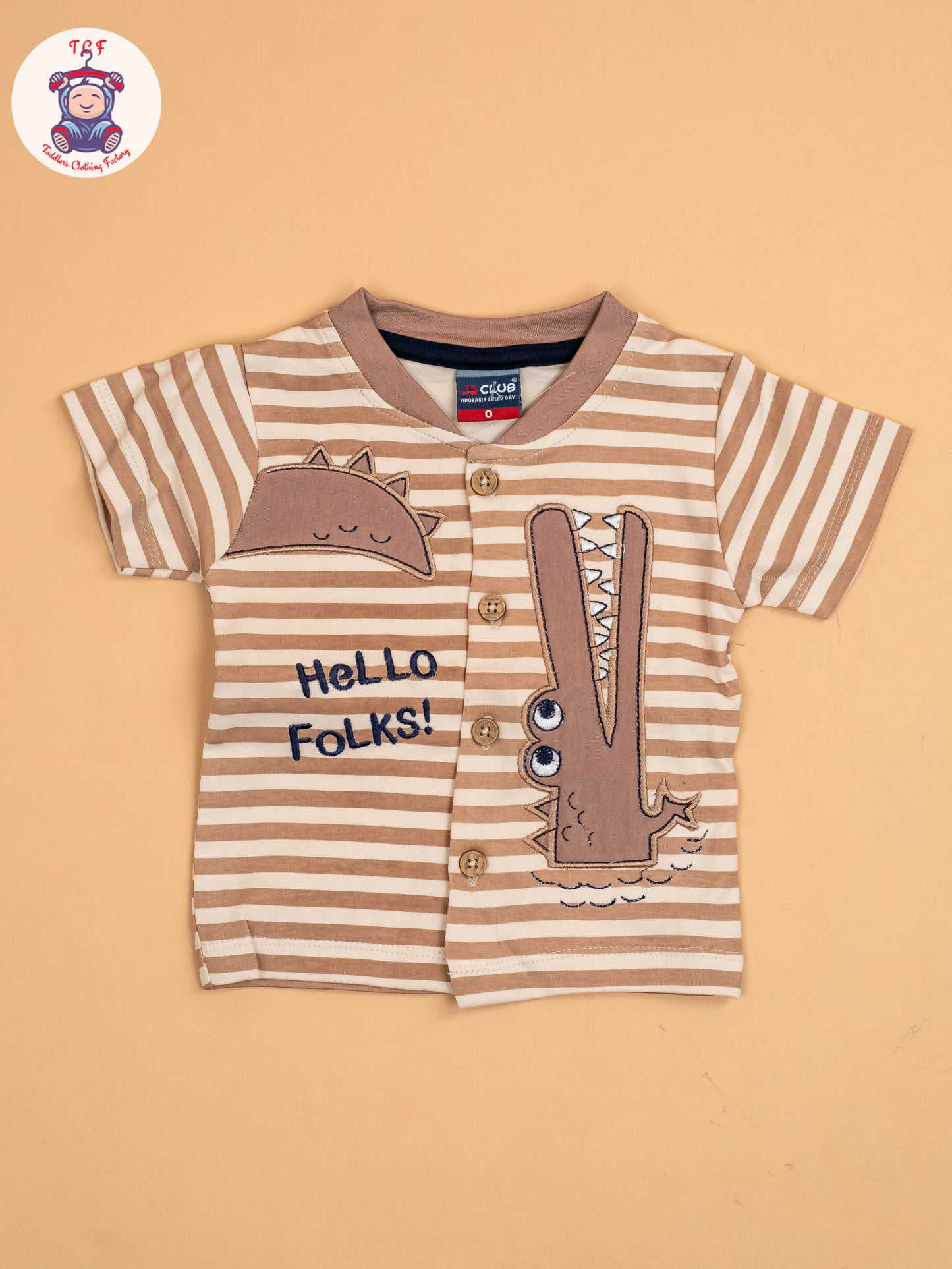 Brown - T-Shirts & Shorts & Bow