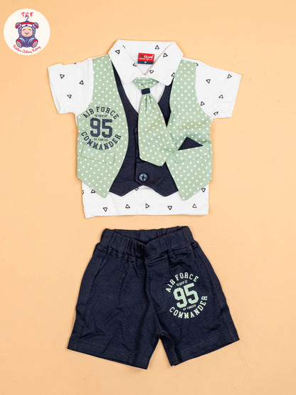 Green & Black - Shirts & Shorts