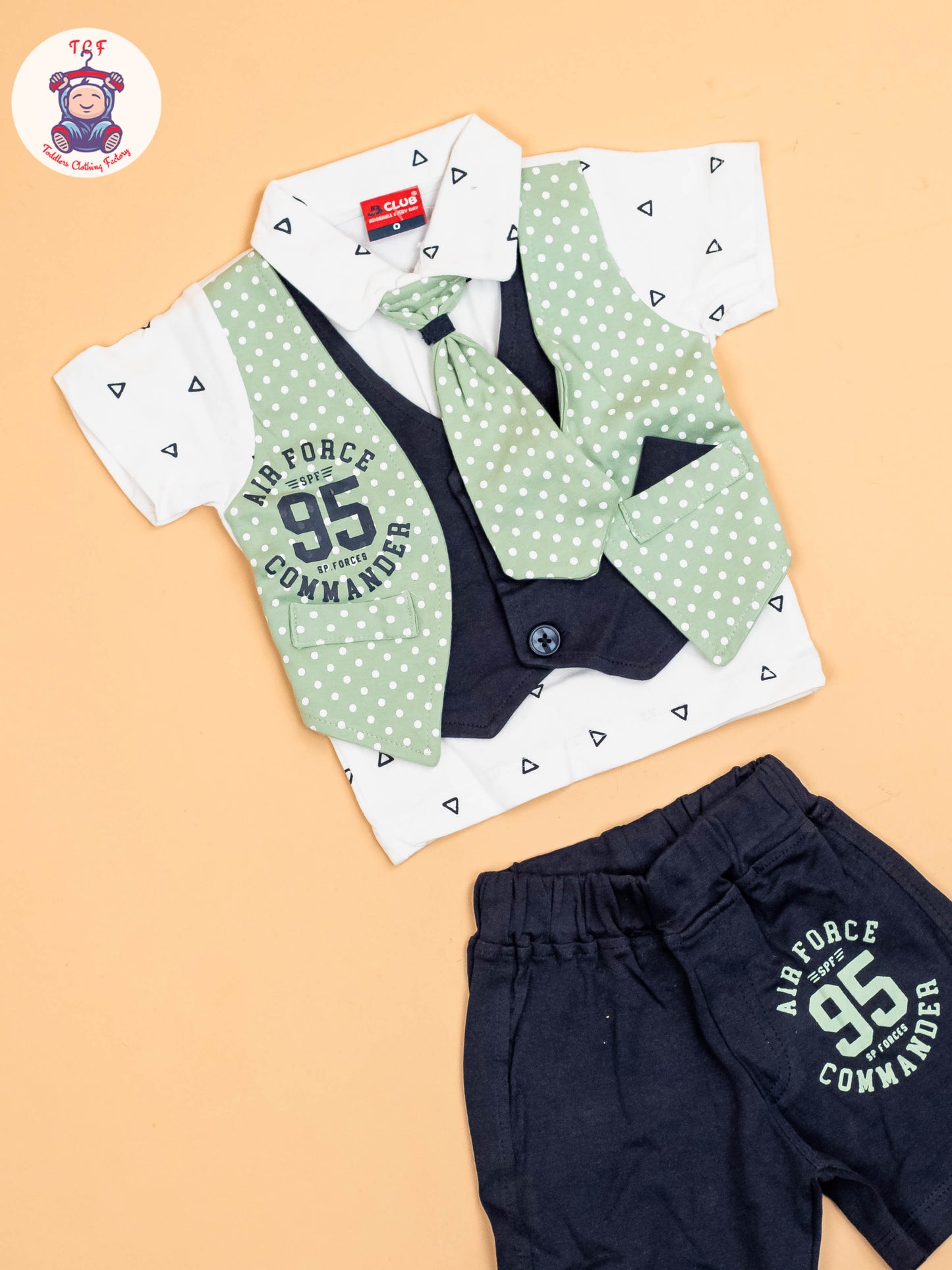 Green & Black - Shirts & Shorts