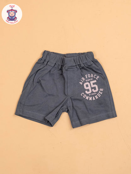 Beige  & Black - T-Shirts & Shorts