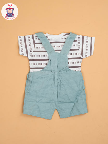 White & Light Green - Jumpsuits