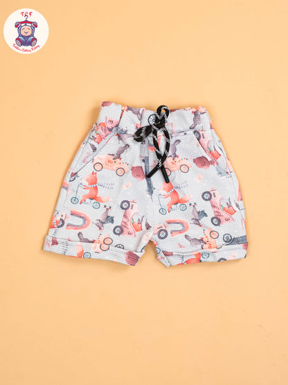Grey & Pink - Shirts & Shorts