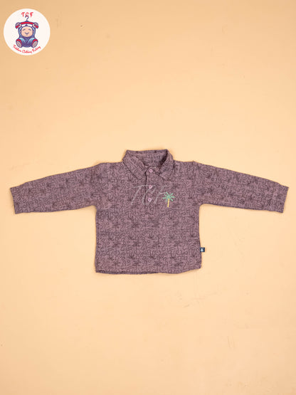 Brown & Light Grey - Shirts & Pants