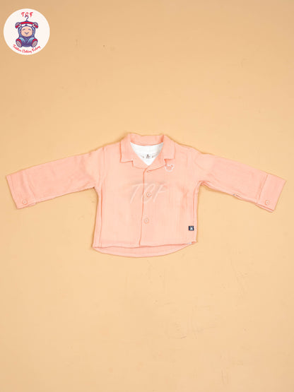 White & Peach - Shirts & Pants