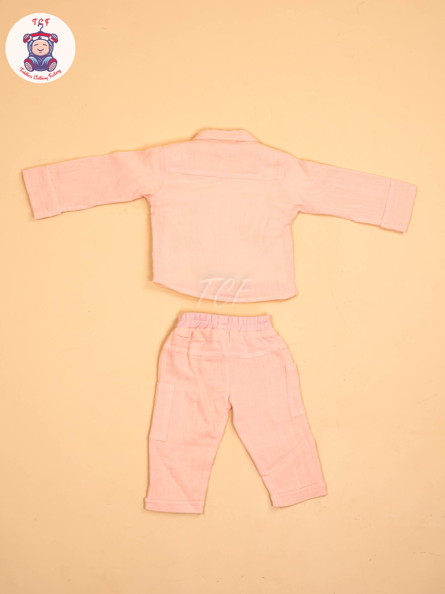 White & Peach - Shirts & Pants