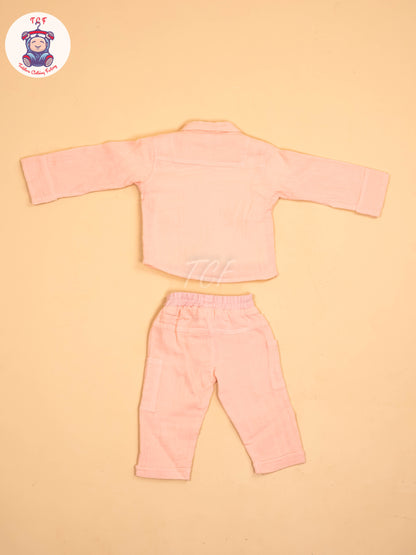 White & Peach - Shirts & Pants