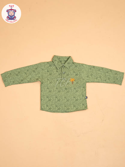 Green & Brown - Shirts & Pants