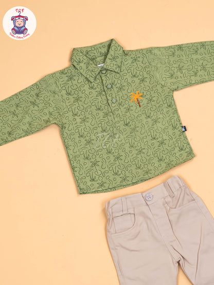 Green & Brown - Shirts & Pants