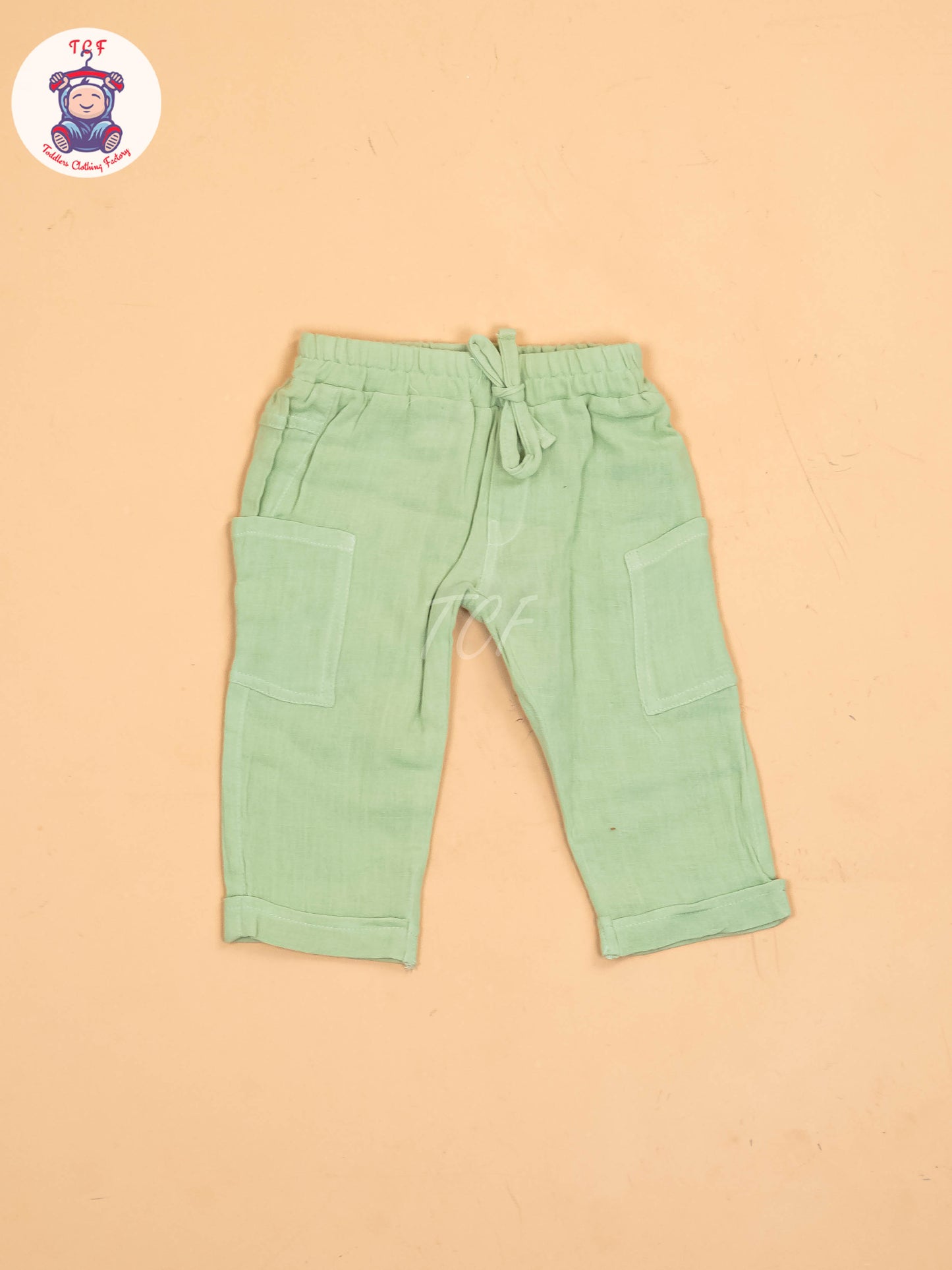 White & Pista Green - Shirts & Pants