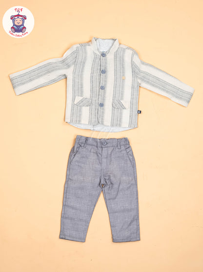 Grey - Boys Shirts & Pants