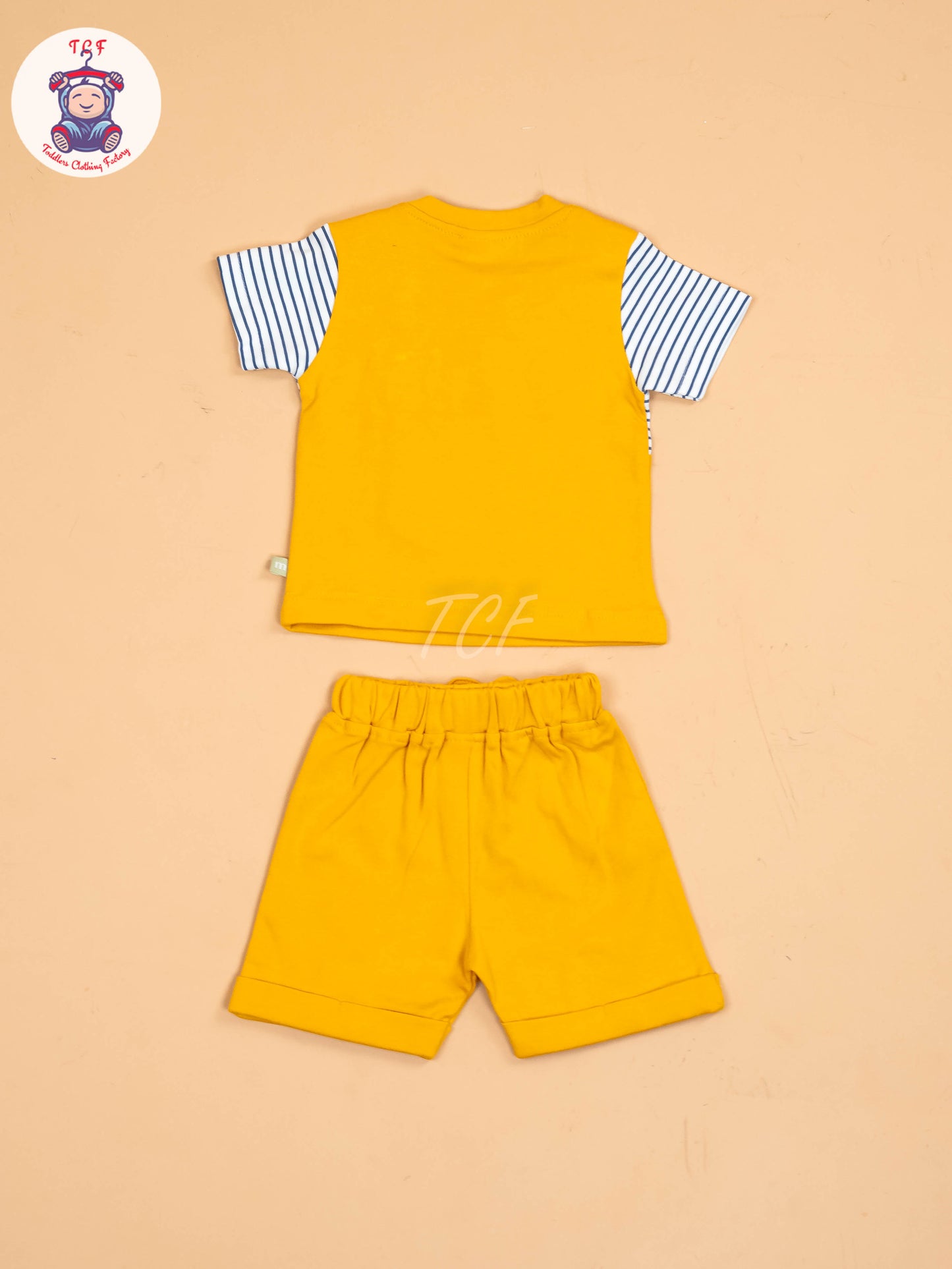 White With Black Stripes & Mustard - Jumpsuits