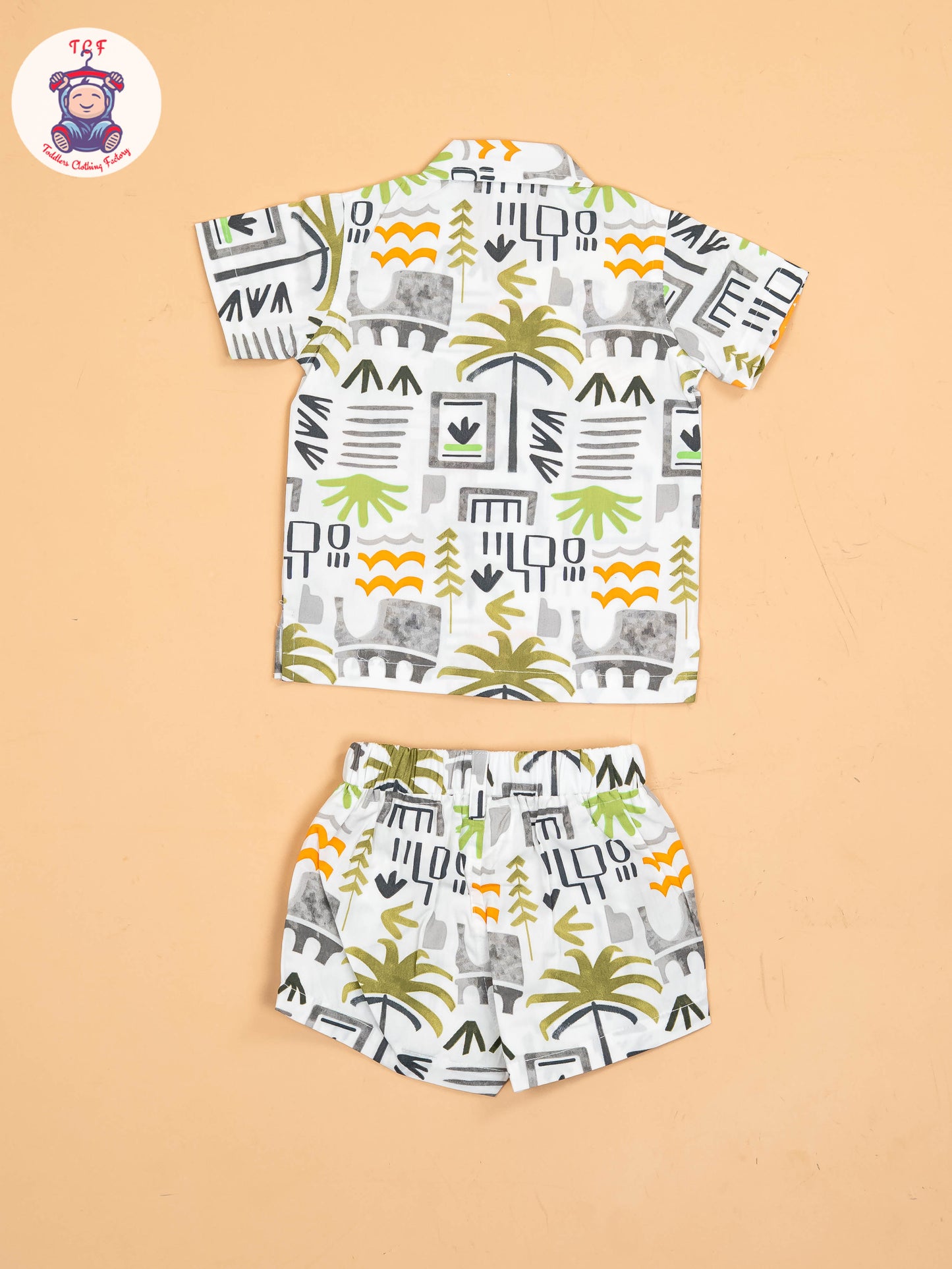 White & Grey - Shirts & Shorts