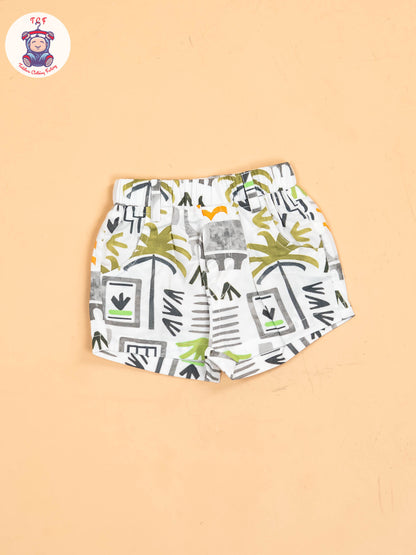 White & Grey - Shirts & Shorts