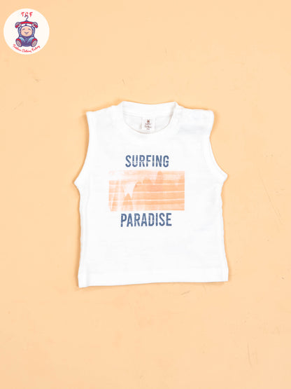 White & Navy Blue - Shirts & Shorts