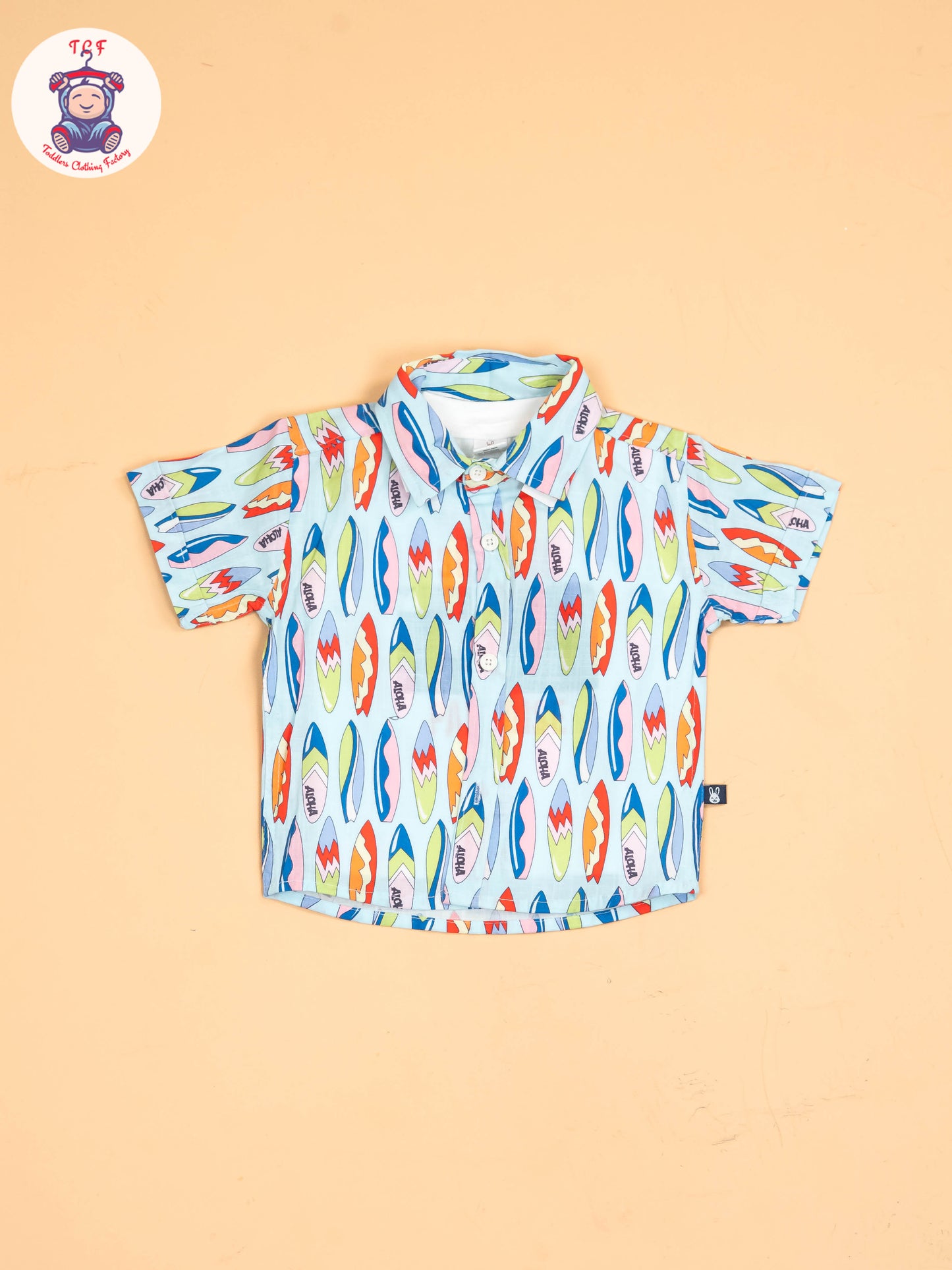 Light Blue & Brown - Shirts & Shorts