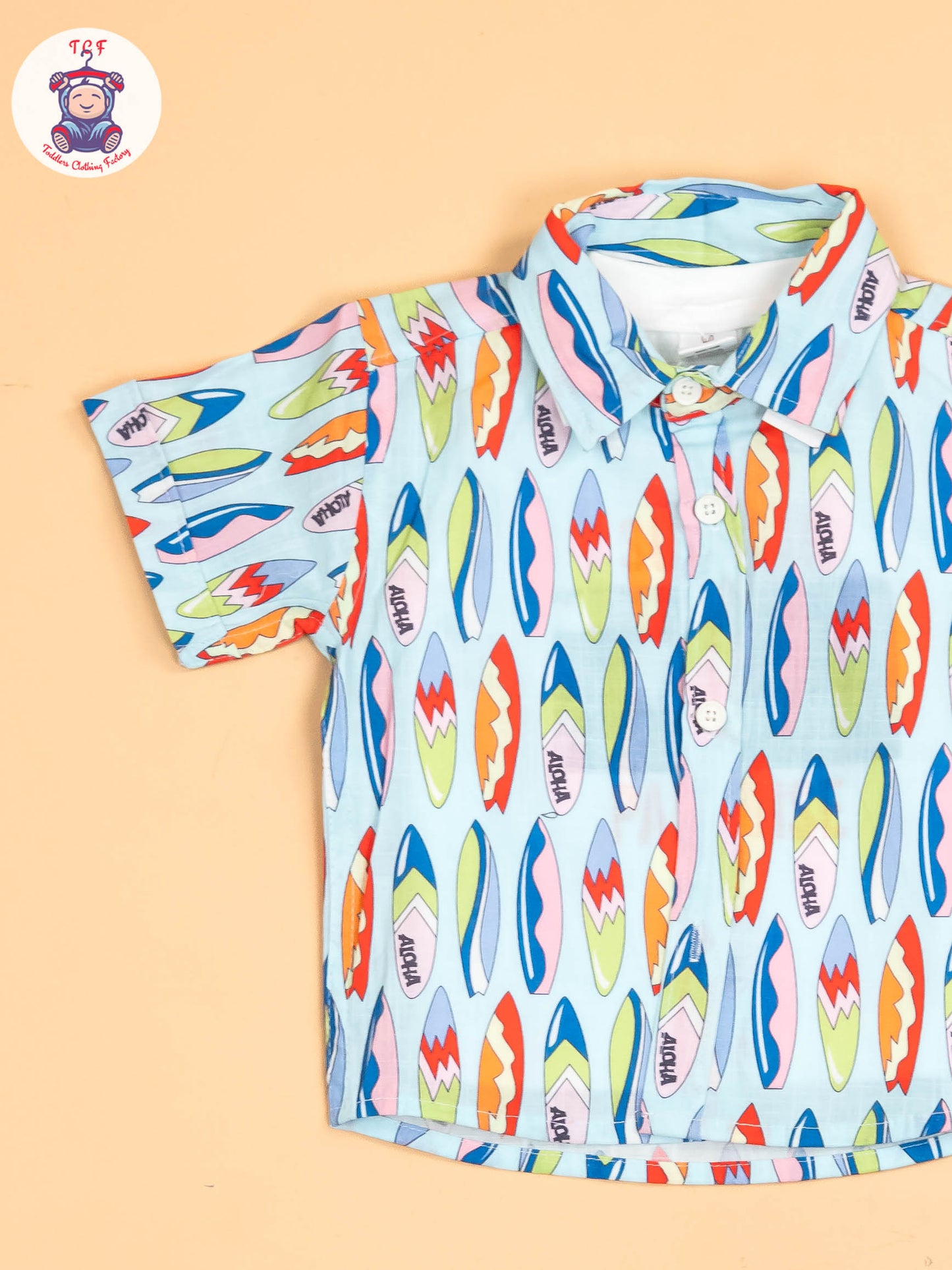 Light Blue & Brown - Shirts & Shorts