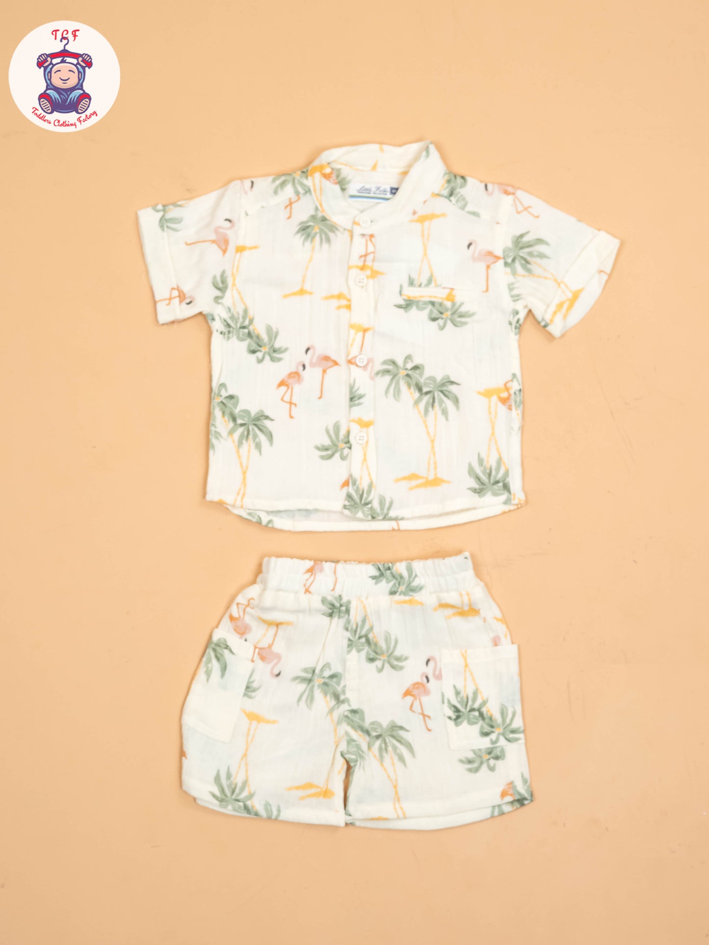 White & Green - Shirts & Shorts