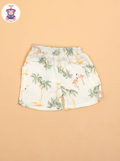 White & Green - Shirts & Shorts