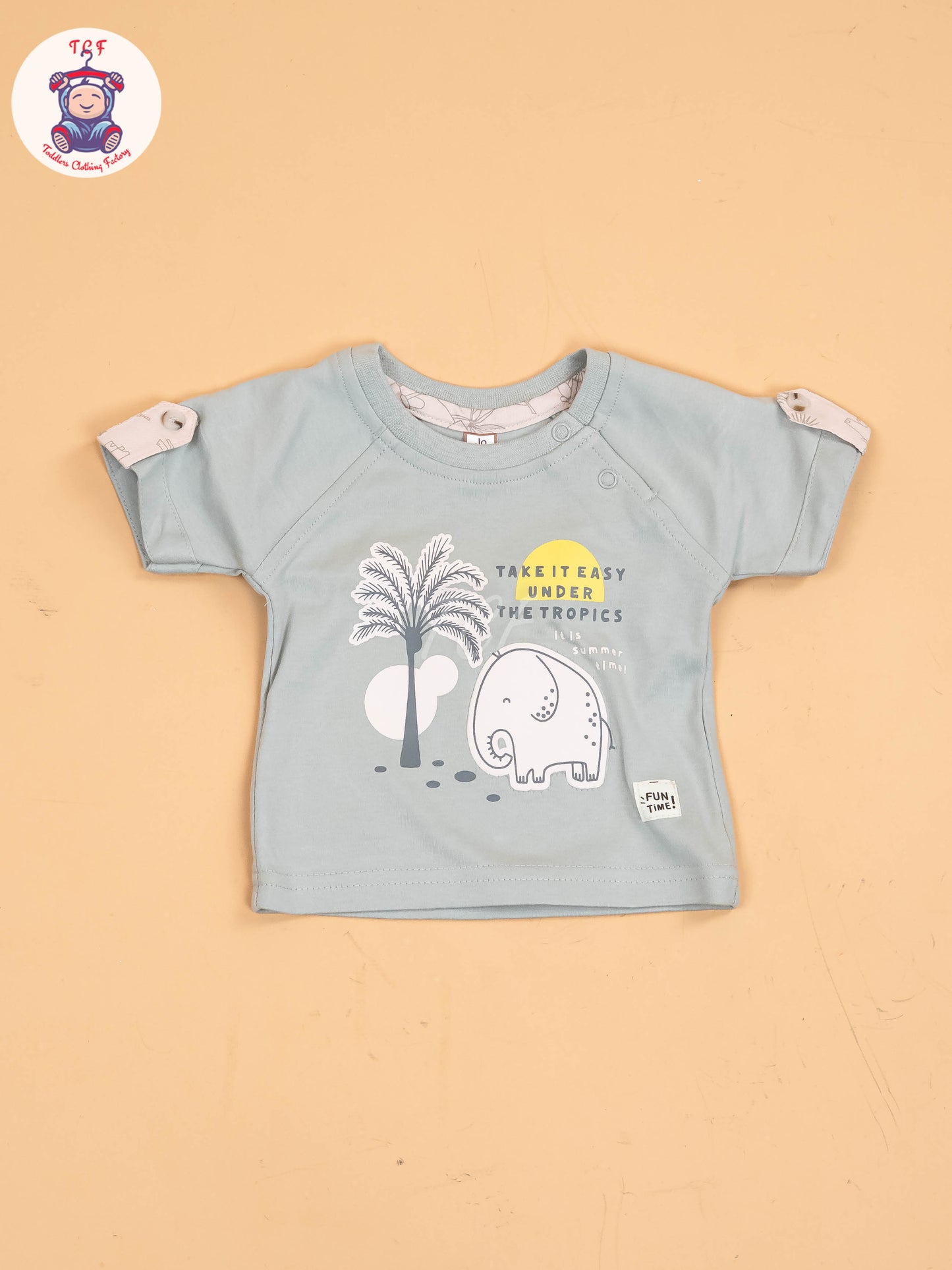 Light Blue & Cream - T-Shirts & Shorts