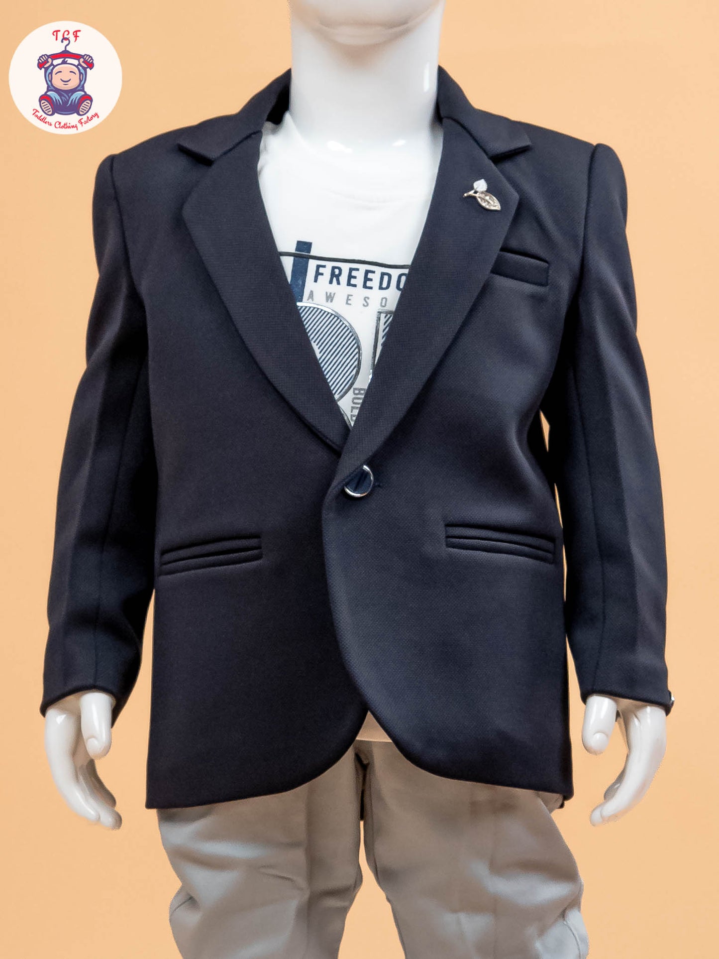 Navy Blue & Light Grey - Party Suits