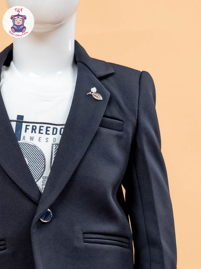 Navy Blue & Light Grey - Party Suits