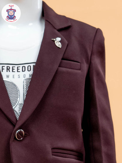 Maroon & Brown - Party Suits