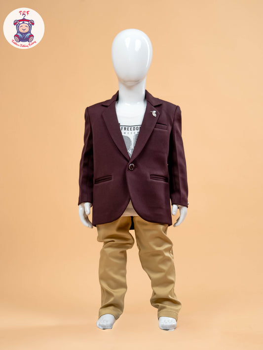 Maroon & Brown - Party Suits