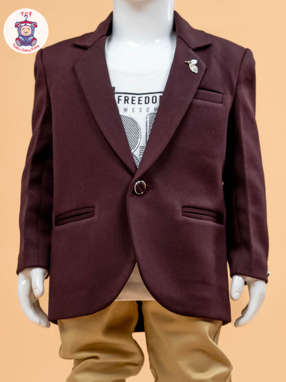 Maroon & Brown - Party Suits