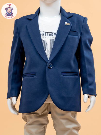 Blue & Beige- Party Suits