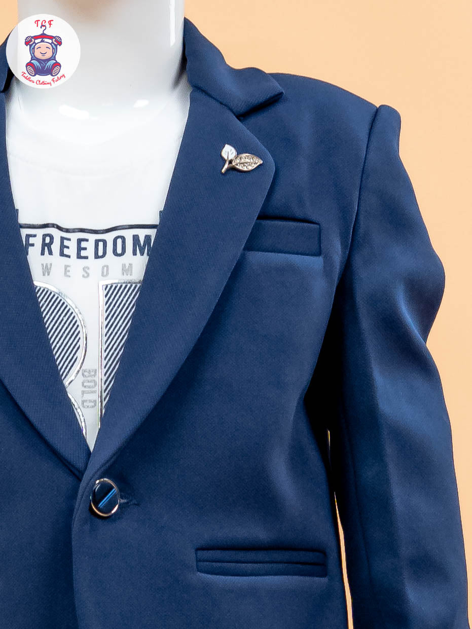 Blue & Beige- Party Suits