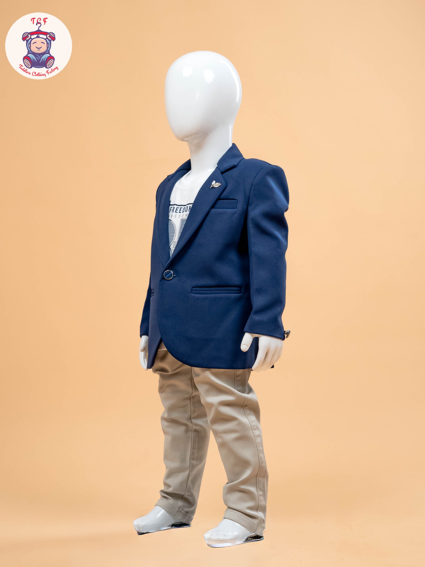 Blue & Beige- Party Suits