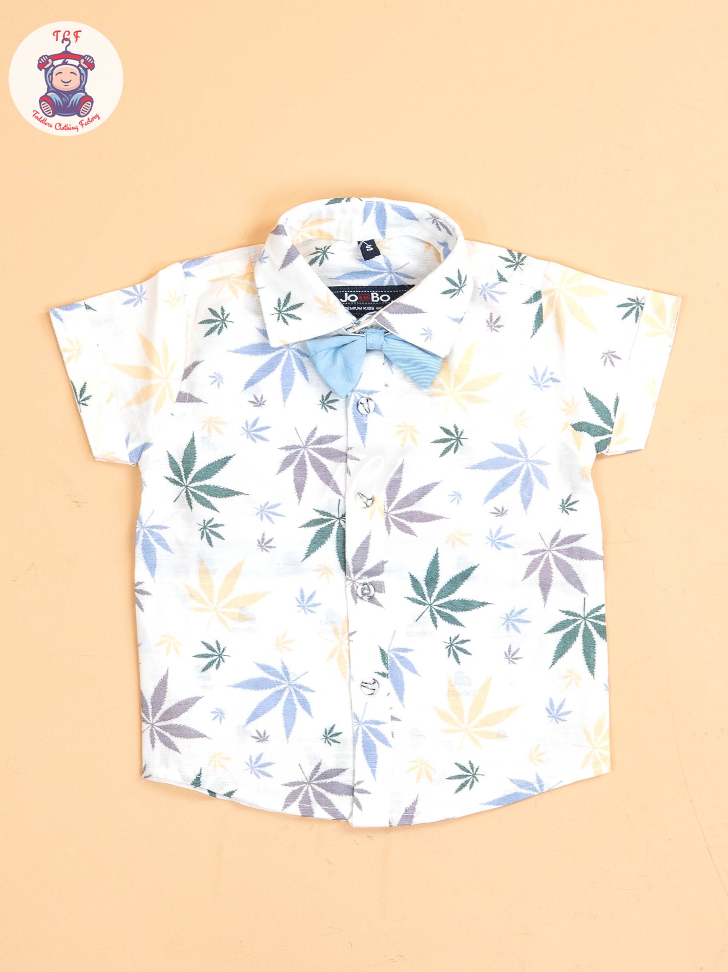 White & Blue Boys  -  Cotton Shirts & Shorts