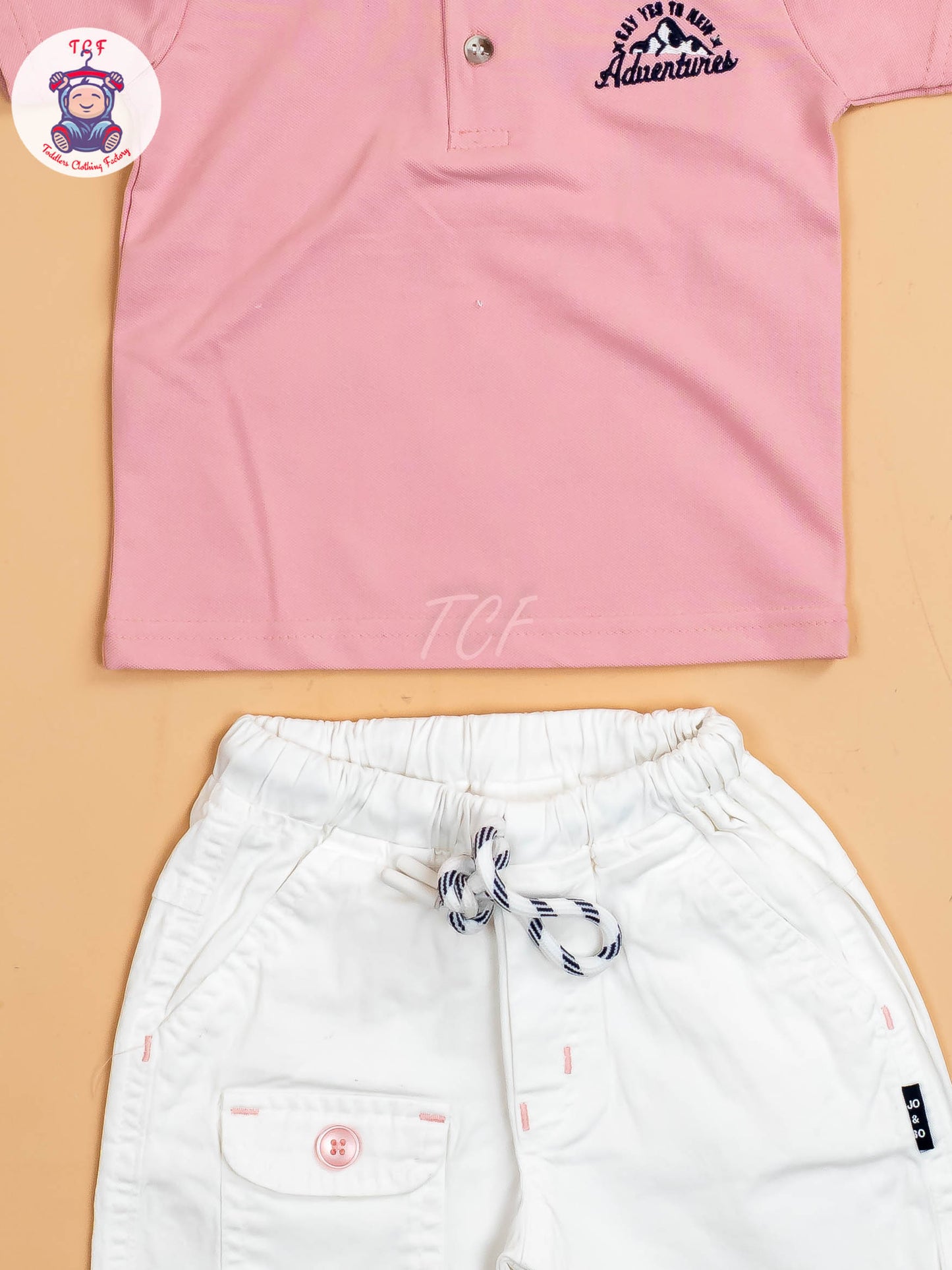 Pink & White - T-Shirts & Shorts